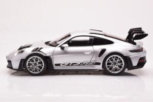 Porsche 911 992 GT3 RS Sølv Metallic Norev 1:18 187357 Metal — billede 4 af 8
