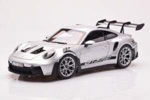 Porsche 911 992 GT3 RS Sølv Metallic Norev 1:18 187357 Metal