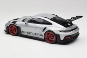 Porsche 911 992 GT3 RS Sølv & Røde Hjul Minichamps 1:18 153062241 Metal — billede 5 af 6