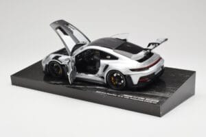 Porsche 911 992 GT3 RS Sølv Weissach Package Minichamps 1:18 110062020 Metal — billede 5 af 8