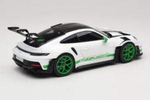 Porsche 911 992 GT3 RS Tribute to Carrera RS White Python Green Norev 1:18 187372 Metal — billede 3 af 8