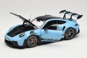 Porsche 911 992 GT3 RS Weissach Pack Gulf Blue Norev 1:18 187367 Metal — billede 2 af 8