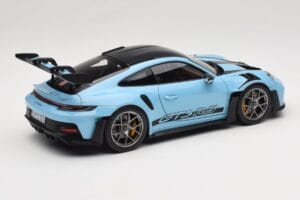 Porsche 911 992 GT3 RS Weissach Pack Gulf Blue Norev 1:18 187367 Metal — billede 3 af 8
