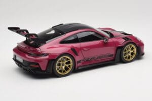 Porsche 911 992 GT3 RS Weissach Package Ruby Star Norev 1:18 187370 Metal — billede 3 af 8
