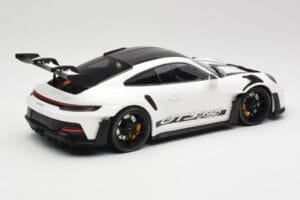 Porsche 911 992 GT3 RS Hvid & Sorte Hjul Minichamps 1:18 155062230 Metal — billede 2 af 6