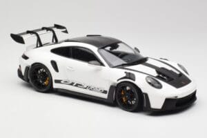 Porsche 911 992 GT3 RS Hvid & Sorte Hjul Minichamps 1:18 155062230 Metal — billede 4 af 6