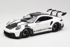 Porsche 911 992 GT3 RS Hvid & Sorte Hjul Minichamps 1:18 155062230 Metal