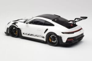 Porsche 911 992 GT3 RS Hvid & Sorte Hjul Minichamps 1:18 155062230 Metal — billede 5 af 6