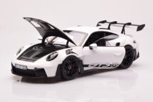 Porsche 911 992 GT3 RS Hvid Norev 1:18 187361 Metal — billede 2 af 8