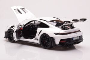 Porsche 911 992 GT3 RS Hvid Norev 1:18 187361 Metal — billede 5 af 8