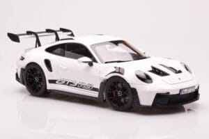Porsche 911 992 GT3 RS Hvid Norev 1:18 187361 Metal — billede 6 af 8