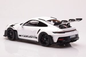 Porsche 911 992 GT3 RS Hvid Norev 1:18 187361 Metal — billede 7 af 8