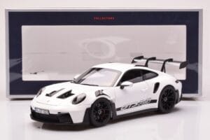 Porsche 911 992 GT3 RS Hvid Norev 1:18 187361 Metal — billede 8 af 8