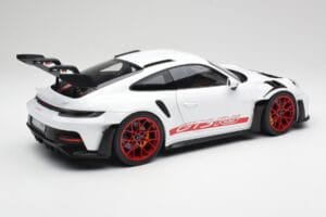 Porsche 911 992 GT3 RS Hvid & Pyro Rød Norev 1:12 127530 Metal — billede 2 af 6