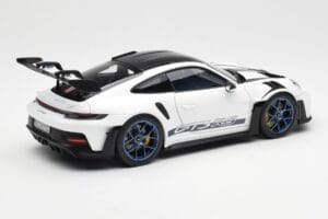 Porsche 911 992 GT3 Weissach Package Hvid & Indigo Blå Norev 1:18 187353 Metal — billede 3 af 8
