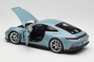 Porsche 911 992 S/T Meissen Blue Norev 1:18 187470 Metal — billede 5 af 8
