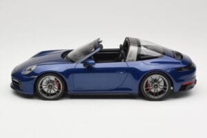 Porsche 911 992 Targa 4 GTS Blue Metallic Minichamps 1:18 155061060 Metal — billede 3 af 6