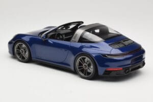 Porsche 911 992 Targa 4 GTS Blue Metallic Minichamps 1:18 155061060 Metal — billede 5 af 6