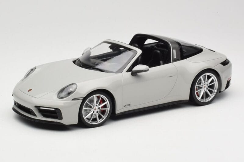 Porsche 911 992 Targa 4 GTS Grå Minichamps 1:18 155061064 Metal