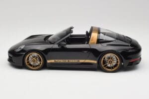 Porsche 911 992 Targa Porsche Design Sort & Guld Concept Minichamps 1:18 PORSCHE001 Metal — billede 3 af 6