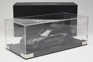 Porsche 911 992 TechArt GTstreet R Sort Med Blå Hjul TechArt 1:18 REMC009 Resin — billede 6 af 6