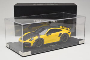 Porsche 911 992 TechArt GTstreet R Gul Med Sorte Hjul TechArt 1:18 REMC011 Resin — billede 6 af 6