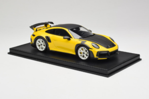 Porsche 911 992 TechArt GTstreet R Gul Med Hvide Hjul TechArt 1:18 REMC015 Resin — billede 3 af 6