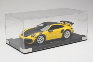 Porsche 911 992 TechArt GTstreet R Gul Med Hvide Hjul TechArt 1:18 REMC015 Resin — billede 5 af 6