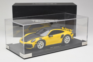 Porsche 911 992 TechArt GTstreet R Gul Med Hvide Hjul TechArt 1:18 REMC015 Resin — billede 6 af 6