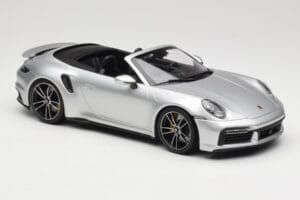 Porsche 911 992 Turbo S Cabriolet Sølv Minichamps 1:18 155069082 Metal — billede 4 af 6