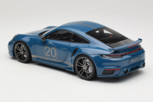 Porsche 911 992 Turbo S Coupe Sport Design Blå Minichamps 1:18 113069073 Metal — billede 7 af 8