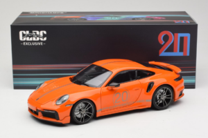Porsche 911 992 Turbo S Coupe Sport Design Orange Minichamps 1:18 113069074 Metal — billede 8 af 8