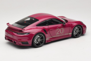 Porsche 911 992 Turbo S Coupe Sport Design Rød Minichamps 1:18 113069075 Metal — billede 3 af 8
