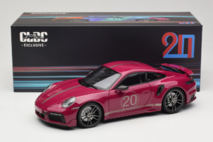Porsche 911 992 Turbo S Coupe Sport Design Rød Minichamps 1:18 113069075 Metal — billede 8 af 8
