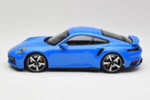 Porsche 911 992 Turbo S Gentian Blå Minichamps 1:18 155069074 Metal — billede 3 af 6