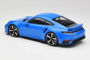Porsche 911 992 Turbo S Gentian Blå Minichamps 1:18 155069074 Metal — billede 5 af 6