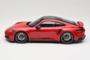 Porsche 911 992 Turbo S Rød Minichamps 1:18 155069070 Metal — billede 3 af 6