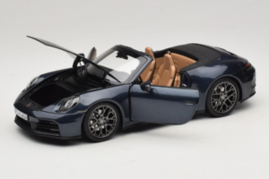 Porsche 911 992.2 Carrera Cabriolet Yachting Blue Norev 1:18 187180 Metal — billede 2 af 8
