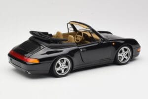 Porsche 911 993 Cabriolet Sort UT Models 1:18 27806-U1 Metal — billede 3 af 8