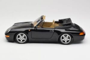 Porsche 911 993 Cabriolet Sort UT Models 1:18 27806-U1 Metal — billede 4 af 8