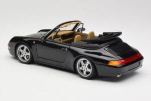 Porsche 911 993 Cabriolet Sort UT Models 1:18 27806-U1 Metal — billede 7 af 8