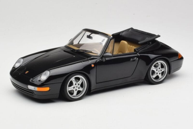 Porsche 911 993 Cabriolet Sort UT Models 1:18 27806-U1 Metal