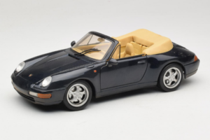 Porsche 911 993 Cabriolet Mørkeblå Tchibo 1:18 46619 Metal