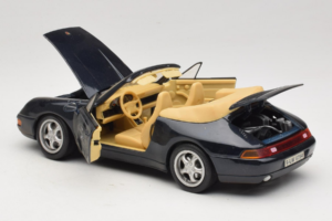 Porsche 911 993 Cabriolet Mørkeblå Tchibo 1:18 46619 Metal — billede 5 af 8