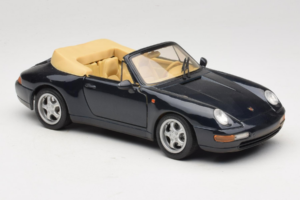 Porsche 911 993 Cabriolet Mørkeblå Tchibo 1:18 46619 Metal — billede 6 af 8
