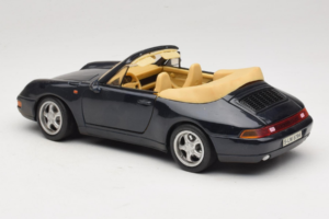 Porsche 911 993 Cabriolet Mørkeblå Tchibo 1:18 46619 Metal — billede 7 af 8