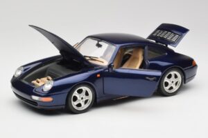 Porsche 911 993 Carrera Cup Blå Braccio & Gotz 1993 Bburago 1:18 3060-M1 Metal — billede 2 af 8