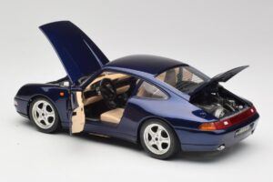 Porsche 911 993 Carrera Cup Blå Braccio & Gotz 1993 Bburago 1:18 3060-M1 Metal — billede 5 af 8