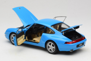 Porsche 911 993 Carrera Blue Metallic AUTOart 1:18 78133 Metal — billede 5 af 8