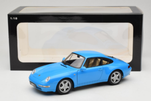 Porsche 911 993 Carrera Blue Metallic AUTOart 1:18 78133 Metal — billede 8 af 8